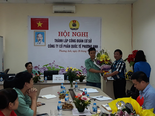 Liên đoàn Lao động huyện Mỹ Hào Hội nghị thành lập công đoàn cơ sở