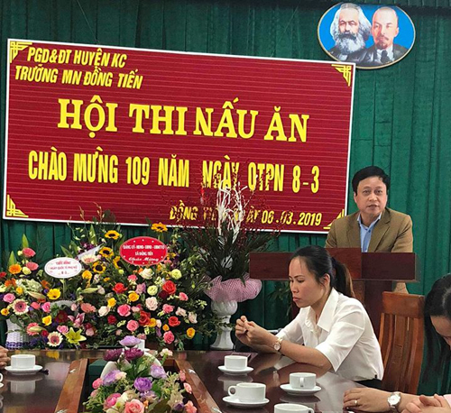 Liên đoàn lao động huyện Khoái Châu nhiều hoạt động chào mừng ngày Quốc tế phụ nữ mồng 8 tháng 3.