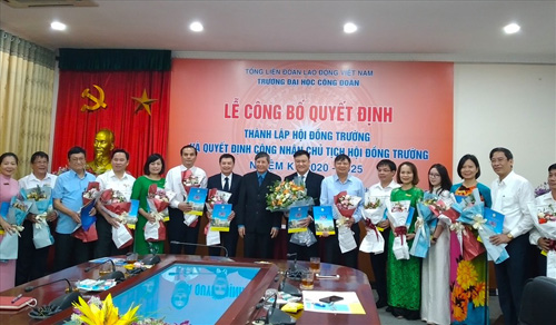 Đồng chí Lê Cao Thắng giữ chức Chủ tịch Hội đồng trường Đại học Công đoàn
