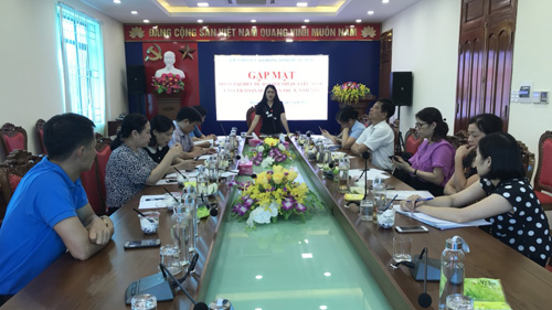 Gặp mặt đoàn đại biểu đi dự Đại hội thi đua yêu nước CNVCLĐ toàn Quốc lần thứ X 