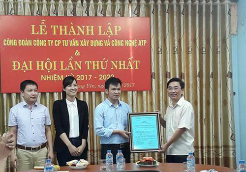  Công ty Cổ phần tư vấn xây dựng và công nghệ ATP tổ chức Hội nghị thành lập công đoàn cơ sở  