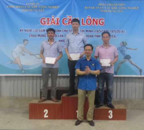 Giải Cầu lông cơ quan Công đoàn các Khu công nghiệp  tỉnh Hưng Yên mở rộng năm 2018