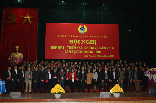 Liên đoàn Lao động tỉnh tổ chức gặp mặt cán bộ công đoàn – Triển khai nhiệm vụ năm 2018