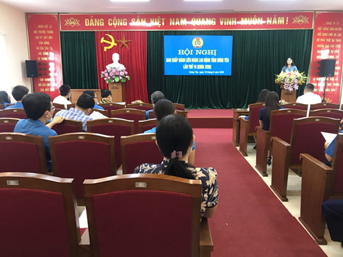 Hội nghị Ban chấp hành Liên đoàn lao động tỉnh lần thứ 10, khoá XVIII, nhiệm kỳ 2018-2023