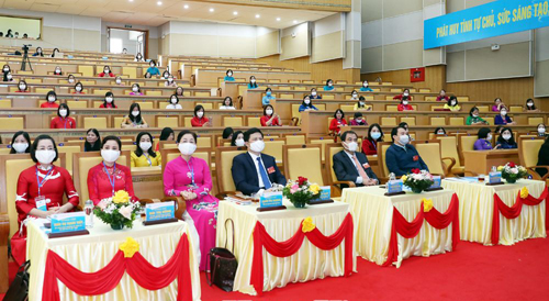 Ngày làm việc thứ nhất Đại hội Đại biểu Phụ nữ tỉnh lần thứ XVI, nhiệm kỳ 2021 – 2026
