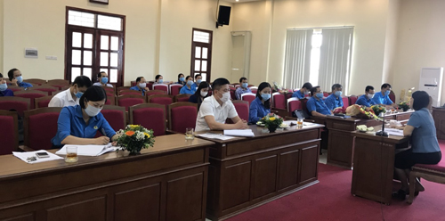 Hội nghị giao ban công tác Công đoàn tháng 4 năm 2021