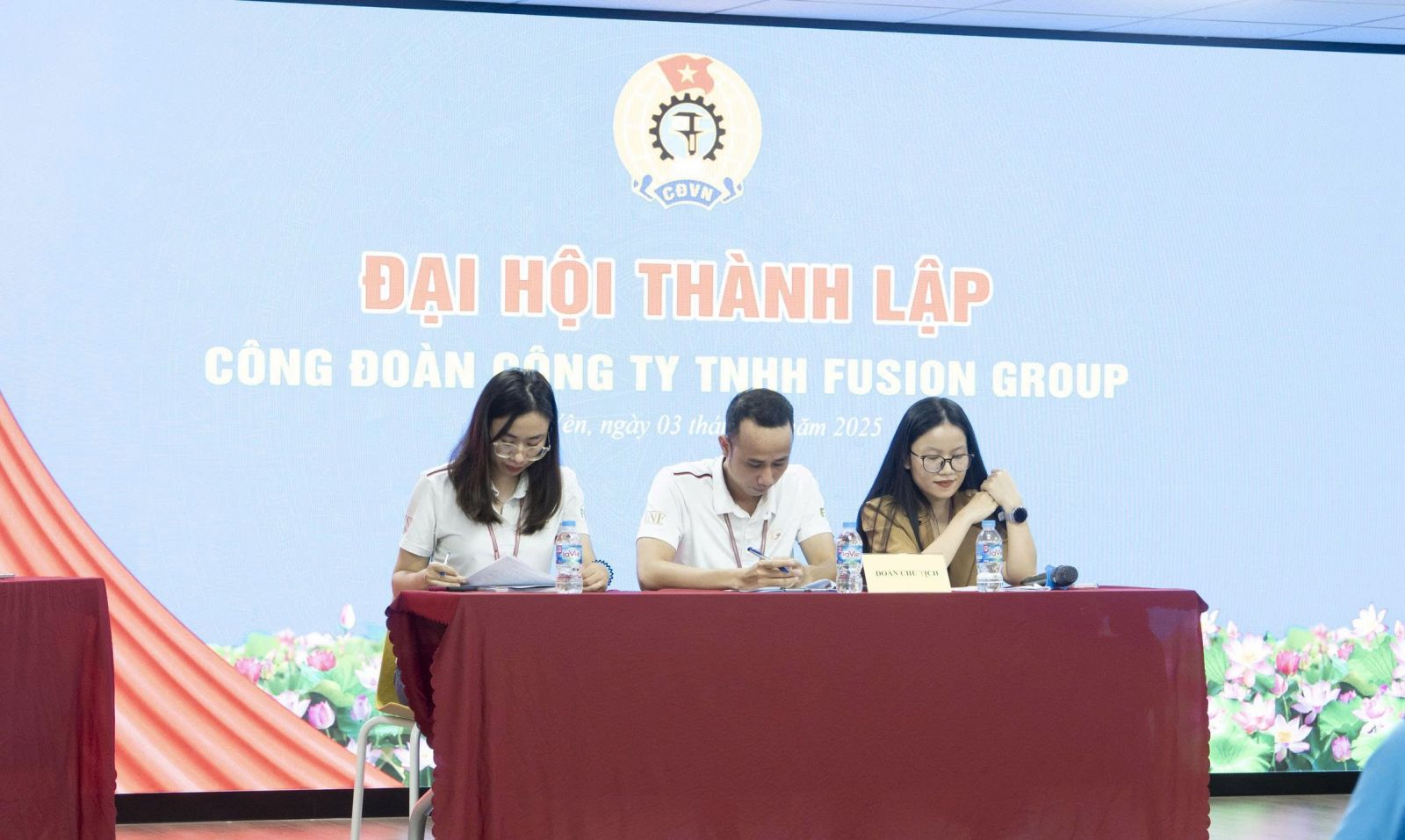 Liên đoàn Lao động tỉnh Hưng Yên: Thành lập Công đoàn cơ sở Công ty TNHH FUSION GROUP